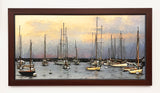 Sleeping Sails framed canvas giclee