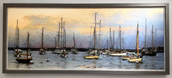 Sleeping Sails Framed Canvas Giclee