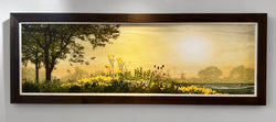 Window on the Waterfront framed canvas giclee