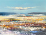 Waiting oil painting