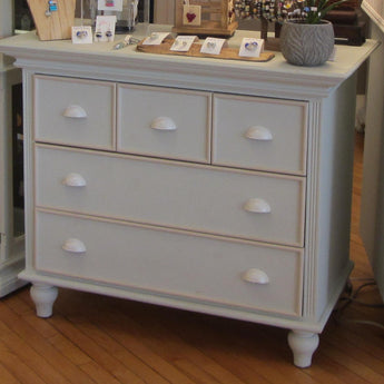 Blue Painted Multi-Drawer Chest