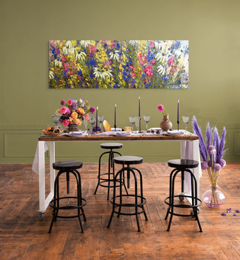 Garden Infatuation Oil Painting