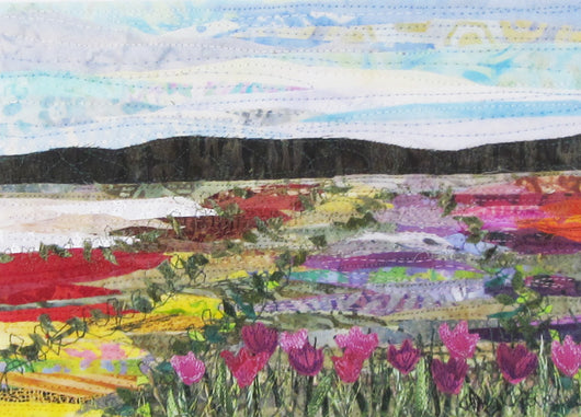 Tulip Field Collage Horizontal