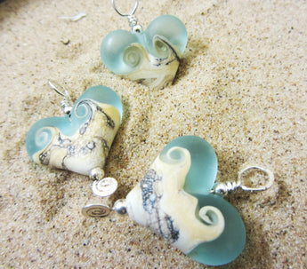 Catch A Wave Heart Pendant