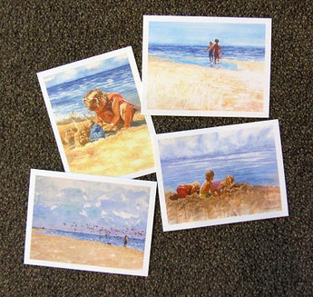Beach Kids Notecards