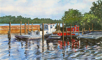 Lake Mac Tugs Giclee