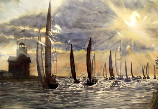 Sailing In Giclee