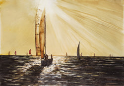 The Evening Sail I Giclee