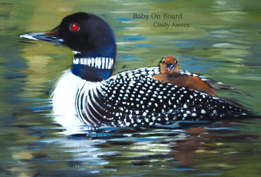 Baby on Board Oil Painting