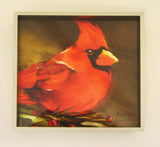 'Big Red' Cardinal Framed Giclee