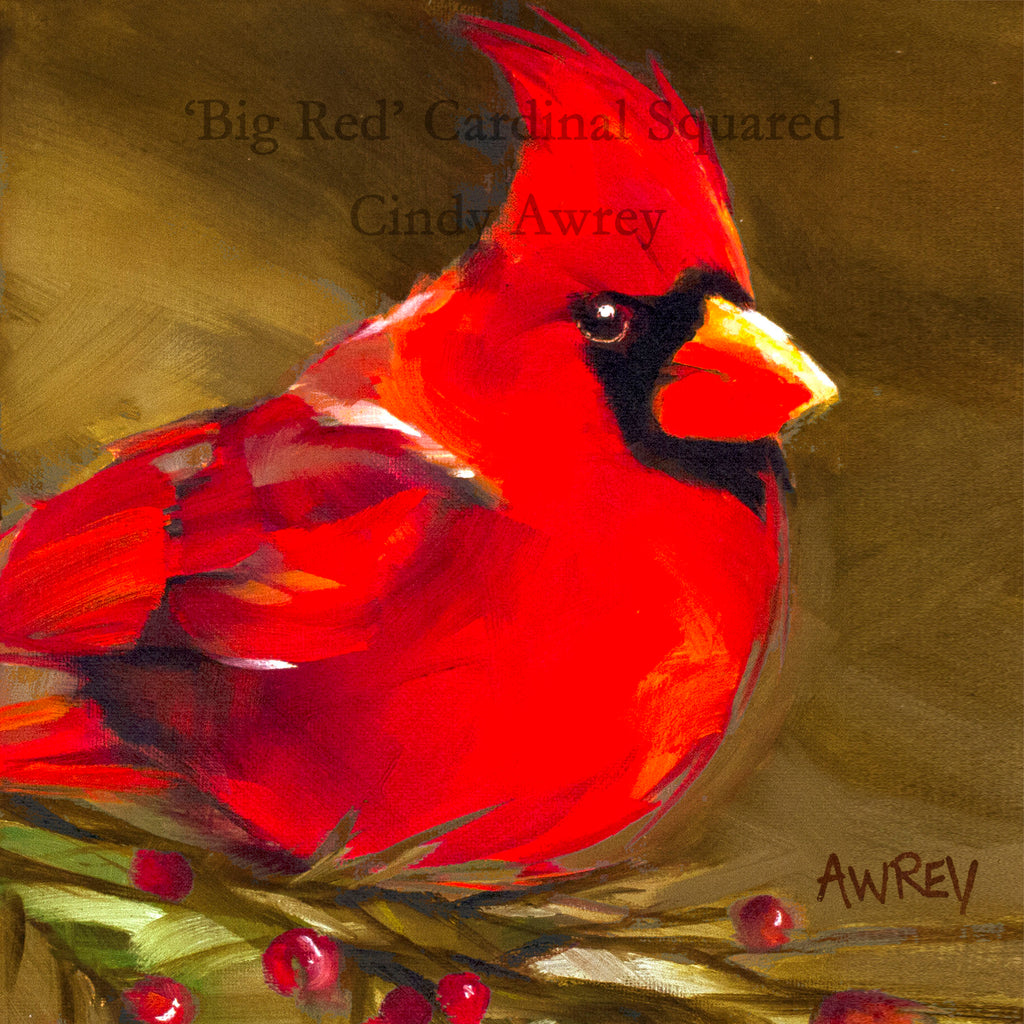 Male Cardinal. Art Print. – Lake Effect Gallery
