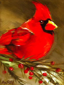 'Big Red' Cardinal Giclee
