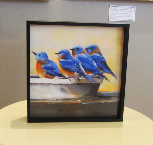 Blue Bird Quartet Framed Giclee