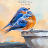 Blue Bird Trio Framed Giclee