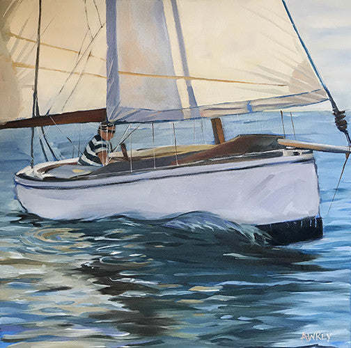 Day Sailor Oil Painting