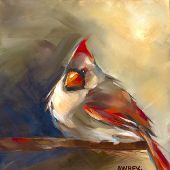 Glowing Female Cardinal Giclee