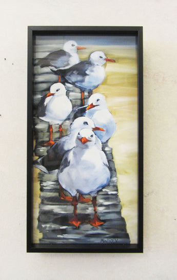 Follow the Leader Mini Giclee Framed