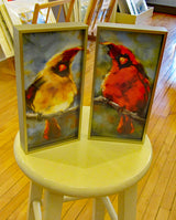 His Majesty Cardinal Framed Giclee