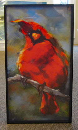 His Majesty Cardinal Framed Giclee