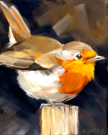 Nuthatch on Post Giclee