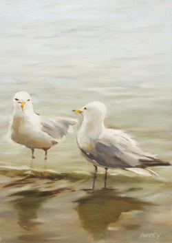 Shorebirds Oil Painting