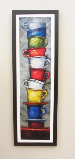 Stacked Giclee Framed