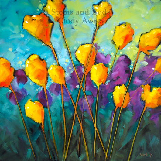 Stems and Buds Giclee
