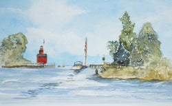 Following Friends Out Holland Channel Giclee