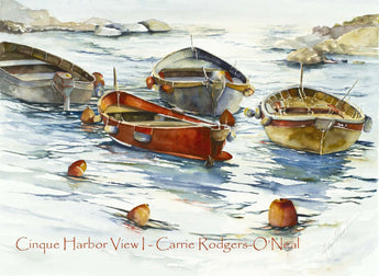 Cinque Terre Harbor I Giclee