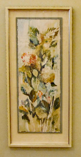 Hydrangeas And Leaves III Giclee Framed 'Coastal Float'