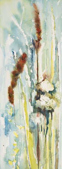 Hydrangeas And Cat Tails Giclee