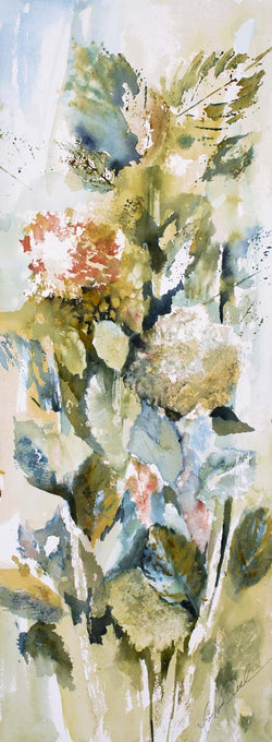 Hydrangeas And Leaves III Giclee