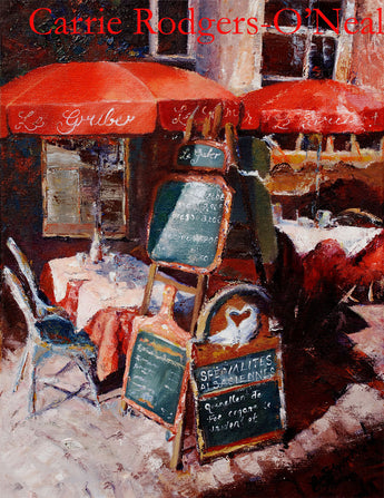 Cafe Le Gruber Giclee
