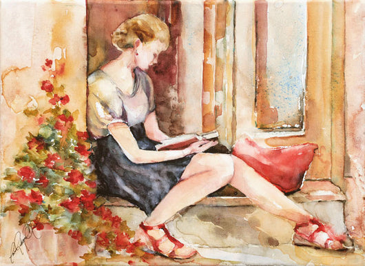 Lettura Del Libro Rosso Giclee