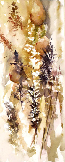 Plum Ferns Giclee