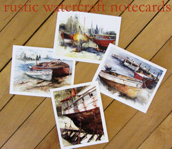 Rustic Watercraft Notecards
