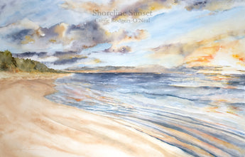 Shoreline Sunset Giclee