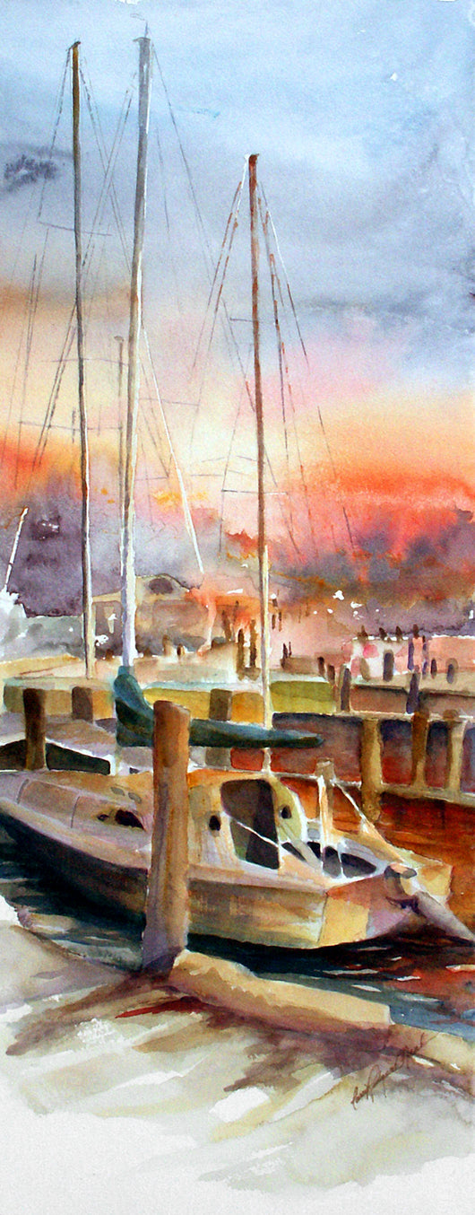Sunset At Eldeans Giclee