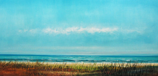 Calming Blue Sky Oil Painting