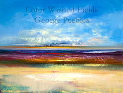 Color Washed Fields Giclee