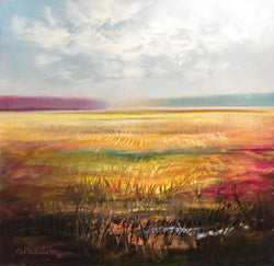 Golden Fields II Oil Painting