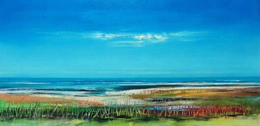 Green Shore Oil Painting