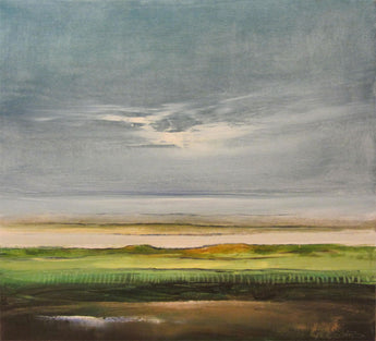 Lime Layers Oil Painting