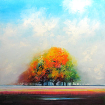 Orange Ablaze Oil Painting