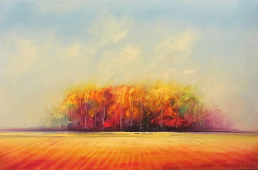 Radiant Fields Oil Painting