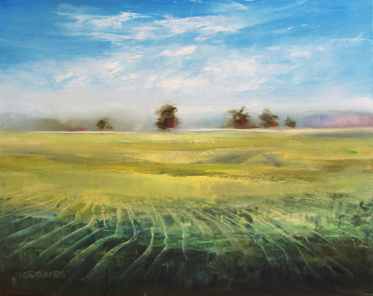 Spring Field Oil Painting