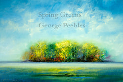 Spring Greens Oil Painting