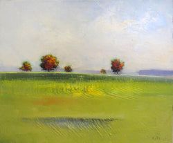 Tree Field II Oil Painting