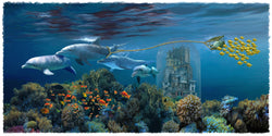 The Dolphin and the Egg Giclee