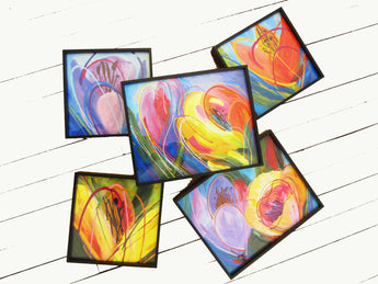 Bursting with Color 2 Framed Giclee